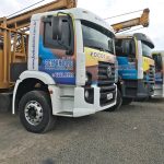 Frota de Caminhões da Boituhidro Poços Artesianos