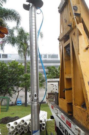 Perfuração de poço artesiano